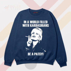 Style Statement Be A Patsy Kardashian Navy Sweatshirt