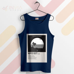Stylish Wiped Out Tracklist Song Merch Navy Tank Top