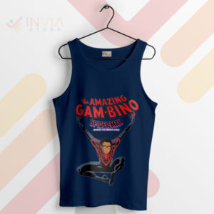 Superhero Spider-Man Gambino Glover Navy Tank Top