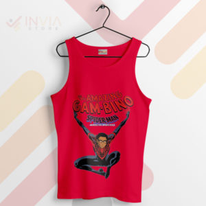 Superhero Spider-Man Gambino Glover Red Tank Top