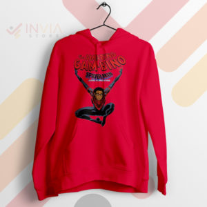 Superhero Swagger Spider-Man Gambino Red Hoodie