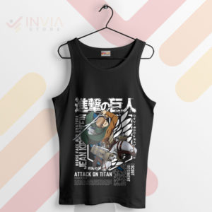 Survive and Conquer Jean Kirstein Black Tank Top