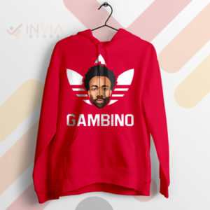 Sway with Style Childish Gambino Adidas Red Hoodie