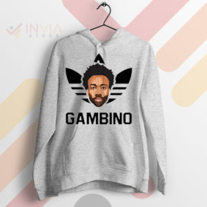 Sway with Style Childish Gambino Adidas Sport Grey Hoodie