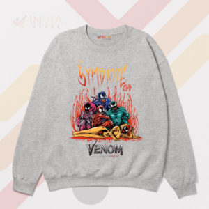 Symbiote Venom Villainous Club Sport Grey Sweatshirt