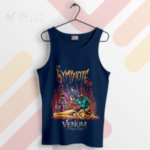 Symbiote Venom's Menacing Villain Club Navy Tank Top