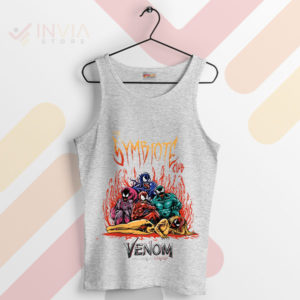 Symbiote Venom's Menacing Villain Club Sport Grey Tank Top