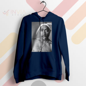 Symbolize Greatness Tupac Shakur Navy Hoodie