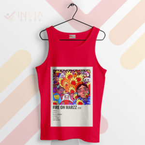 Symphony Fire on Marzz Album Tracklist Red Tank Top