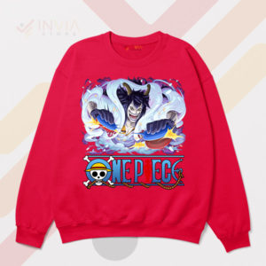 Terror Caesar Clown One Piece Graphic Red Sweatshirt