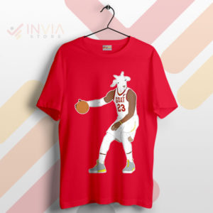 The GOAT Squad LeBron James 23 Red T-Shirt