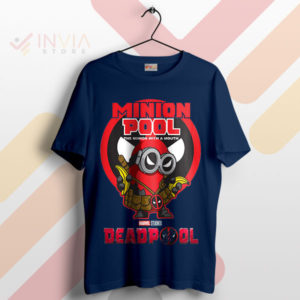 The Minion With A Mouth x Deadpool Navy T-Shirt