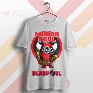 The Minion With A Mouth x Deadpool Sport Grey T-Shirt