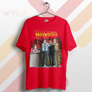 The Office Back to the Future Style Red T-Shirt