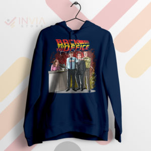 The Office Goes Back to the Future Navy Hoodie