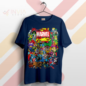 The Ultimate Character Marvel Madness Navy T-Shirt