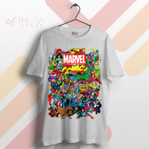 The Ultimate Character Marvel Madness Sport Grey T-ShirtThe Ultimate Character Marvel Madness Sport Grey T-Shirt