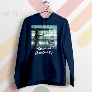 This Is America Anthem Childish Gambino Navy Hoodie
