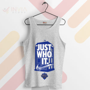Time Lords TARDIS Nike Just Who It Sport Grey Tank Top