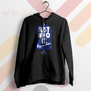 Time Machine TARDIS Nike Just Who It Black Hoodie