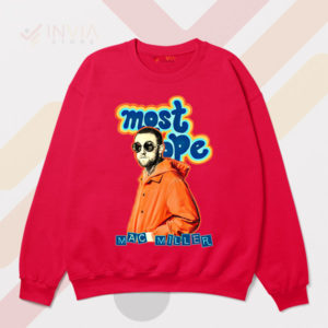Timeless Talent Mac Miller Most Dope Red Sweatshirt