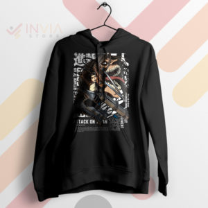 Titan Slayer Spirit Eren Titan Power Black Hoodie