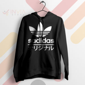 Touch of Sadness Sadidas Meme Adidas Black Hoodie