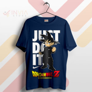 Train Like Goku Just Do It DBZ Navy T-Shirt