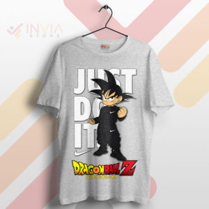 Train Like Goku Just Do It DBZ Sport Grey T-Shirt