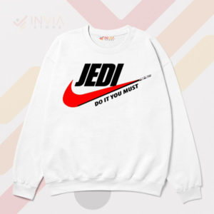 Train Like a Jedi Nike x Star Wars White Sweatshirt