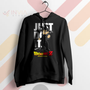 Training Just Do It Goku Dragon Ball Black HoodieTraining Just Do It Goku Dragon Ball Black Hoodie