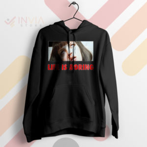 Trending Now Mia Life is Boring Black Hoodie