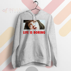 Trending Now Mia Life is Boring Sport Grey Hoodie