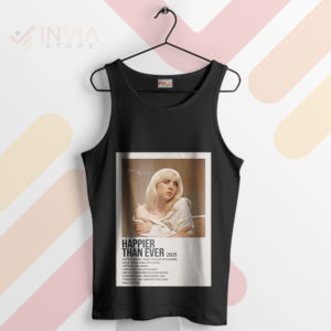 Trendy Happier Than Ever Tracklist Black Tank Top