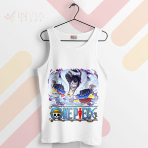 Tricks Caesar Clown One Piece Graphic White Tank Top