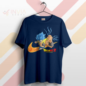 Trunks' Ultimate Saiyan Form Nike Swoosh Navy T-Shirt