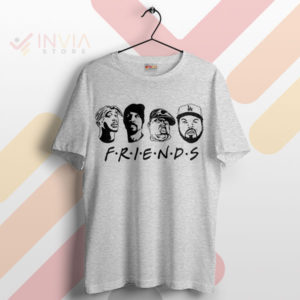 Tupac Snoop Biggie Ice Cube The Friends Sport Grey T-Shirt