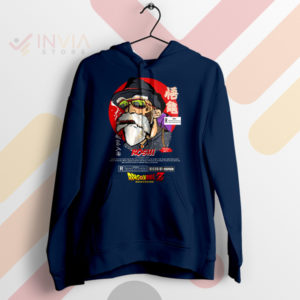 Turtle School Tutor Master Roshi Navy Hoodie