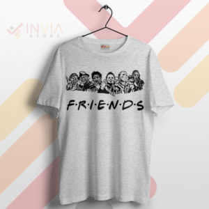 Ultimate Horror Icons Slashfest Friends Sport Grey T-Shirt