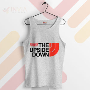 Upside Down Adventure The North Face Sport Grey Tank Top