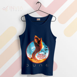 Vegas Beat Mindkiller In Arrakis Dune Navy Tank Top
