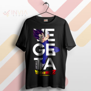 Vegeta Power Up Just Do It Anime Black T-Shirt