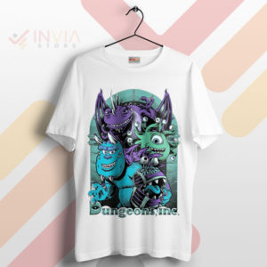 Venture into the Dungeon Monster Inc White T-Shirt