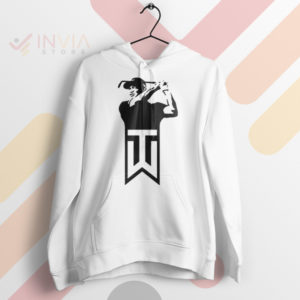 Victory with Tiger Woods Symbol White Hoodie