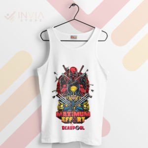 Wade and Logan Maximum Effort White Tank Top