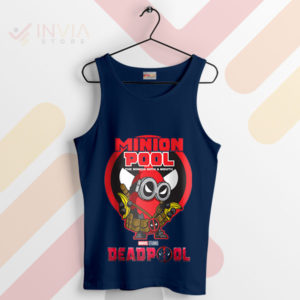 Wade's Tiny Assistant Minion Pool Navy Tank Top