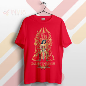 Warrior of Iron Throne Wonder Woman Red T-Shirt