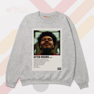 Wear The Weeknd After Hours List Sport Grey Sweatshirt