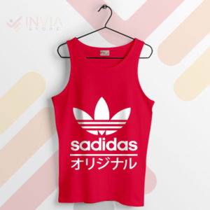 Wear Your Heart Sadidas Meme Adidas Tank Top