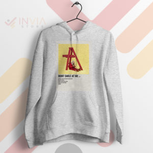 Wear the Don't Smile at Me Billie Eilish Sport Grey Hoodie